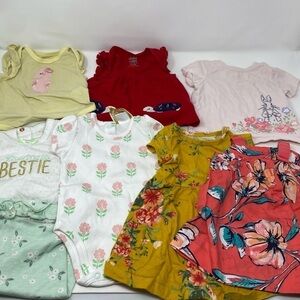 Baby Girl 0-3 & 0-6 Month Clothing Bundle